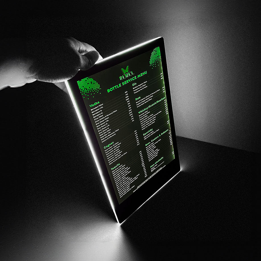 Drip LED Menu